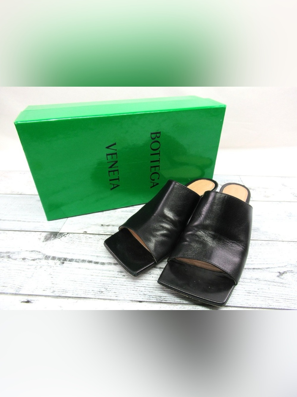 Bottega Stretch Mule Sandals